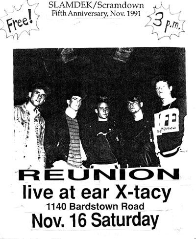 1991 Spot Reunion Show flyer