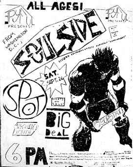 Spot & Soulside flyer from 1988